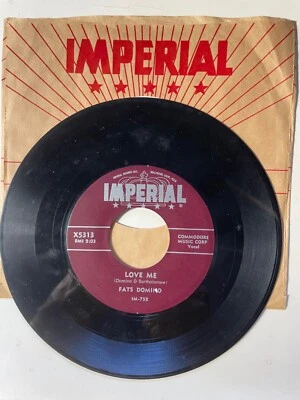 Fats Domino – Love Me / Don't You Hear Me Calling You 45 Blues 1954 Imperial - Image 1 of 2