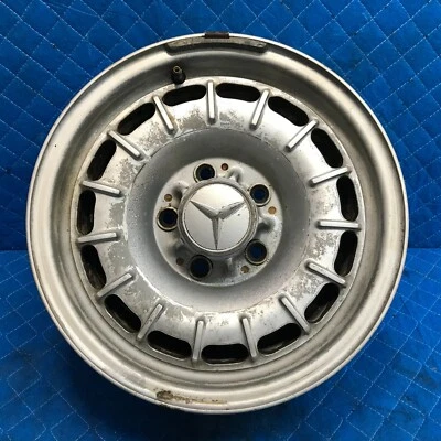 Mercedes R107 450SLC 380SL 560SEC 14x6.5 14" Wheel Rim OEM 1264002102 - Image 1 of 4