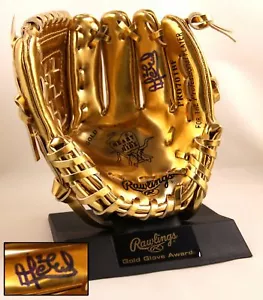 Alcides Escobar Signed Mini Gold Glove Trophy Kansas City Royals COA - Picture 1 of 1