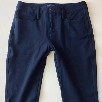 Ladies NYDJ Dark Blue Slim Straight Jeans Trousers Size 6 W25 L30  (434J) - Image 1 of 4