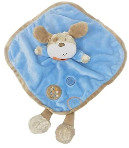 Small Wonders Puppy Lovey Security Blanket Rattle with Legs and Scarf - Picture 1 of 5