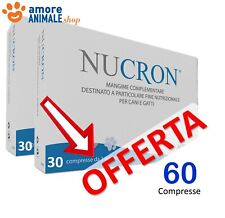2 CONFEZIONI - Nucron 30 compresse per CANI e GATTI - Contro sintomi di diarrea