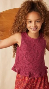 Matilda Jane Dress Enchanted Garden Surf’s Up Purple Tank Size 8 - Picture 1 of 7