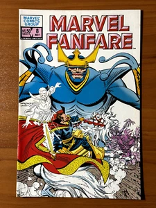 Marvel Fanfare Marvel Comics No. Libro de historietas de la Edad de Bronce de 8 de mayo de 1983 casi nuevo - Imagen 1 de 2