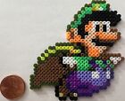 Luigi Super Mario World Mini Bead Sprite Perler Artkal Pixel Art Icône Cape Rétro