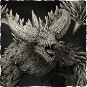 Non Scale Nethermaw Dragon Eater High Quality Unpainted Resin Garage Kit - Picture 1 of 3