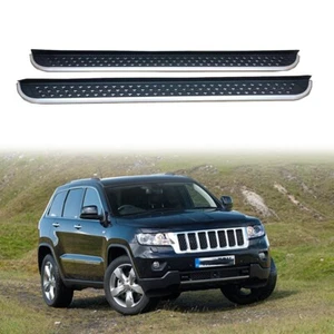2PCS Running Board fits for Jeep Grand Cherokee 2011-2021 Side Step Nerf Bars - Picture 1 of 6