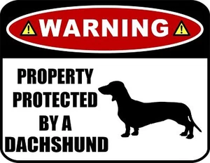 LED leuchten rot blinkend blinkend Aufmerksamkeit greifend laminiert Hundeschild Warnung - Bild 1 von 6