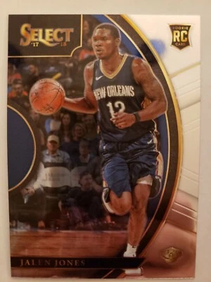 JALEN JONES 2017-18 SELECT ROOKIE CONCOURSE PRIZM CARD# 43 - Image 1 of 2