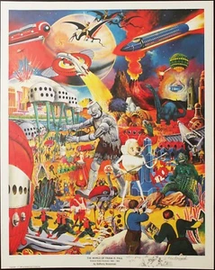 The World of Frank R. Paul by Anton Brzezinski, 1991, 24x30 - Picture 1 of 2
