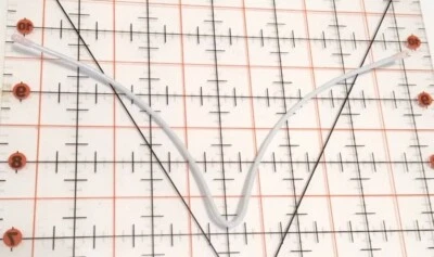 5x Sujetador de natación con aros deshuesado lencería V U cubierta de acero inoxidable H 7 X W 14,5 Foto 1 de 4