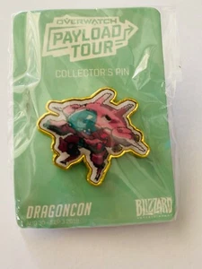Blizzard Overwatch D.Va * Gold * Payload Tour Pin Dragoncon 2018 DVa - Picture 1 of 2