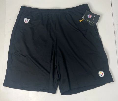 Pittsburgh Steelers Nike NFL Equipment Dri-Fit Shorts - XL Cover