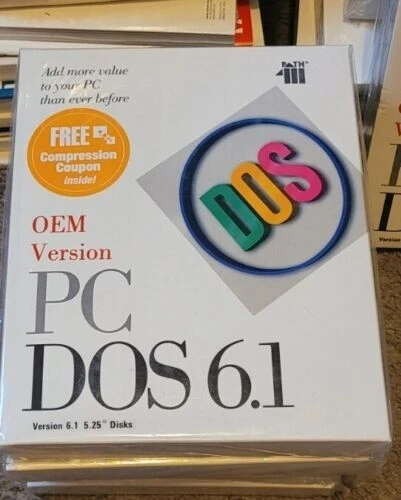 Disquetes instaladores IBM MS-DOS 6.1 6.22 5.25" 1.2MB NUEVA CAJA RARA De colección Foto 1 de 2