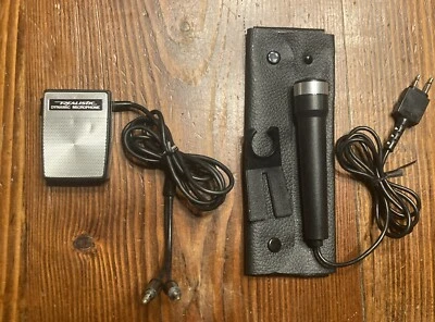 Lot of 2 Radio Shack Realistic Vintage Dynamic microphone - Image 1 of 4
