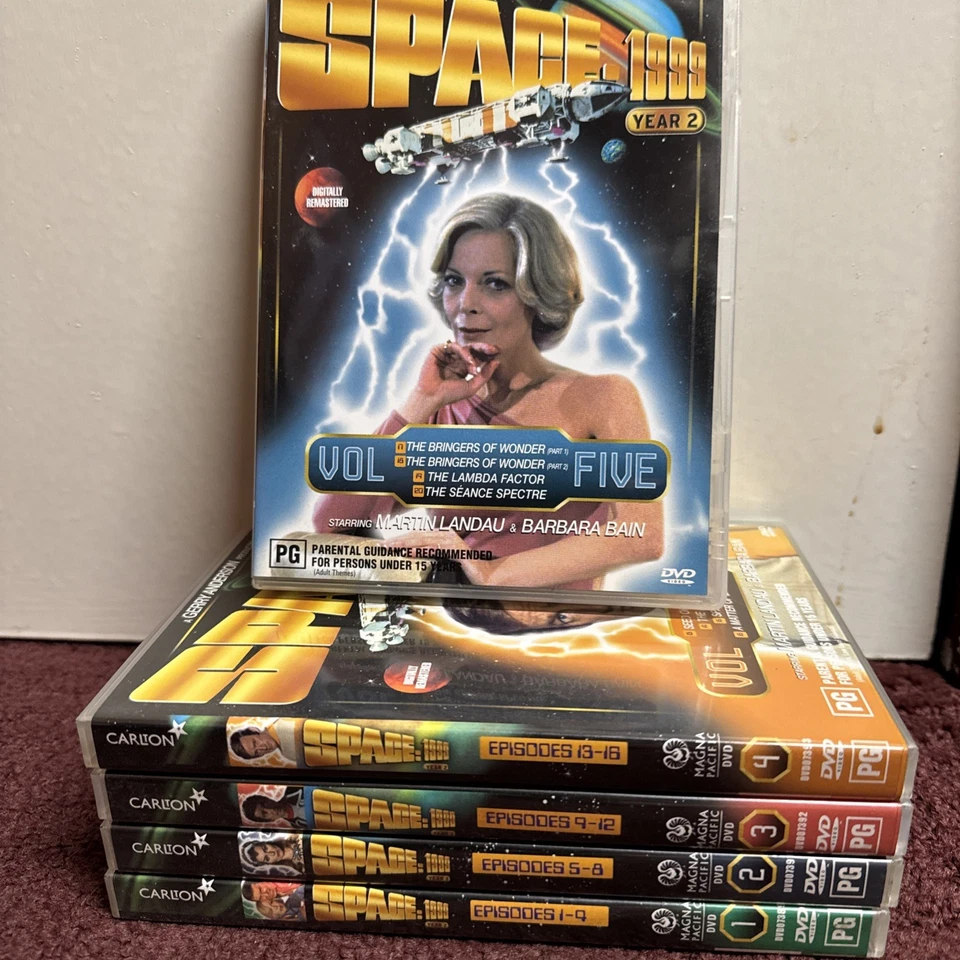 Space 1999 Year 2 Volume 1-5 DVD Set PAL Region 4 Gerry Anderson - image 1 of 1