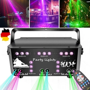 Discolicht Partylicht DMX 512 Effektstrahler LED RGB Bühnenlicht DJ Projektor - Bild 1 von 22