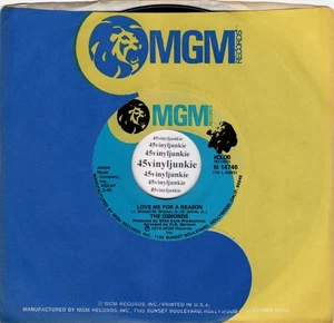 The Osmonds NM 45 rpm "Love Me For A Reason" on MGM Records - Picture 1 of 2