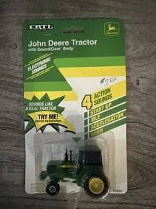 1992 ERTL John Deere Tractor with Electronic Sounds &sound Guard # 5693 1/64 - Picture 1 of 5