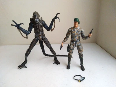 LOTE NECA ALIENS Colonial MARINE PERSONALIZADO*LT. "GORMAN" & XENOMORPH VENDEDOR DE EE. UU.* Foto 1 de 4