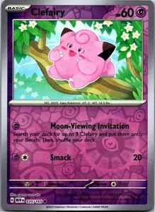 Clefairy 035/165 - SV: Scarlet & Violet 151 Reverse Holo - Picture 1 of 2