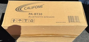 Califone PA-BT30 Portable Bluetooth Speaker (NEW) - Picture 1 of 3