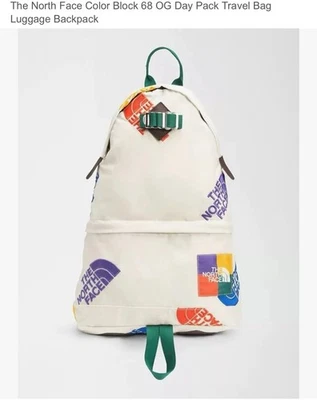 The North Face Color Block 68 OG Day Pack Vintage White 25L Kids/adults - Image 1 of 4