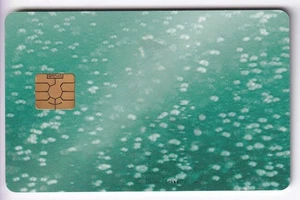 TEST SALON EXPO CARTE CARD .. FRANCE GEMPLUS 3D TRANSPARENT CARD PLEXI CHIP/PUCE - Picture 1 of 2
