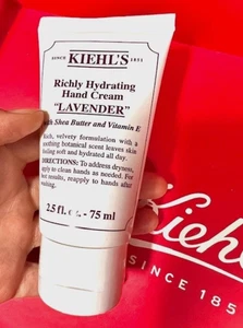 Kiehl's LAVENDER Richly Hydrating Hand Cream 2.5 Oz 75 mL brand new factory seal - Picture 1 of 3