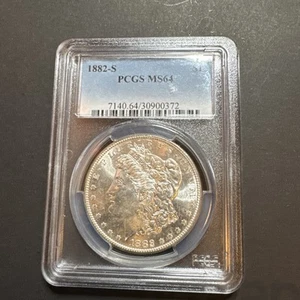 1882-S Morgan Silber Dollar PCGS MS64 San Francisco - Bild 1 von 2