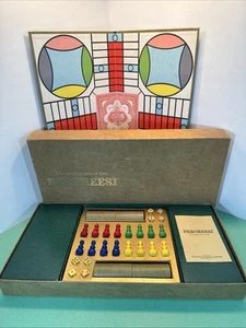 1967 Backgammon board game of India Parcheesi EXC cond Selchow Righter DELUXE - Picture 1 of 16