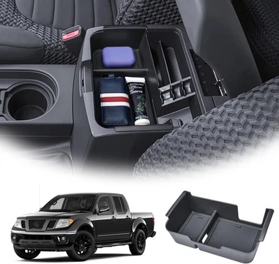 Center Console Organizer Tray Compatible with 2005-2021 Nissan Frontier Foto 1 de 4