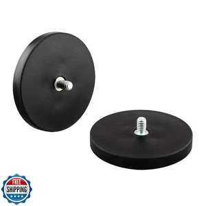 ULIBERMAGNET 60lb Magnetic Tripod Head Base with D1/4-20 Male Thread , Soft R - Picture 1 of 5