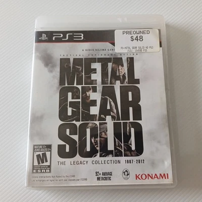 Metal Gear Solid Legacy collection ps3 Playstation 3 - Image 1 of 4