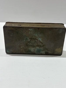 Vintage Polo Cigarettes Tobacco Metal Tin Smoking Tobacciana Collectible Patina - Picture 1 of 11