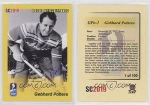 2018-19 SC2019 Gebhard Poltera Ice Legends 1 of 100 EHC Arosa Schweiz - Bild 1 von 1