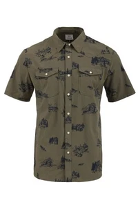 Flylow Cody Men's Shirt, Jasper/Night Western, Large - Picture 1 of 5