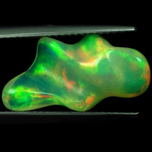 6.07 Ct Remarkable (20 x 10) Natural MultiPlay Color Fancy UnCut Solid Welo Opal - Bild 1 von 7