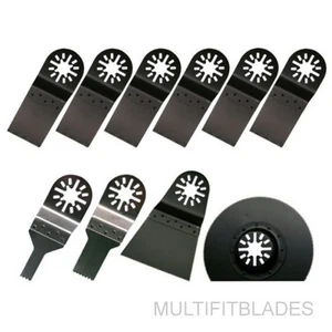 10-teiliges oszillierendes Multitool Sägeblatt-Kit - passt älteren Bosch Multi-X Modellen - Bild 1 von 1