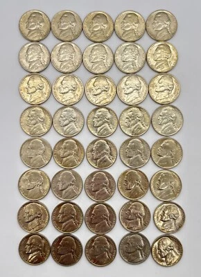 1986-D Roll of Uncirculated Jefferson Nickels - Image 1 of 4