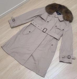 Burberry London Nova Check Trench Coat Polyester Beige Size 40/US:S Authentic - Picture 1 of 24