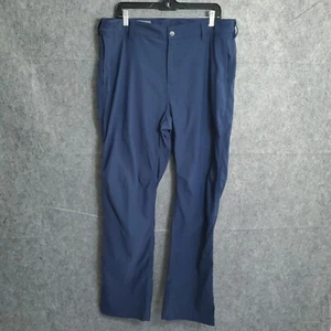 Stio Pants Men's 40R 38x32 Navy Organic Hiking Pockets Outdoors Straight Solid - Picture 1 of 18
