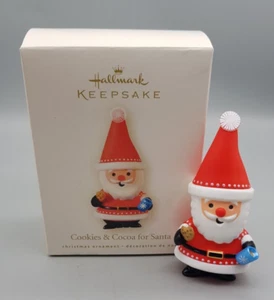 Hallmark Andenken Plätzchen & Kakao für Weihnachtsmann, Christbaumschmuck 2008 - Bild 1 von 3