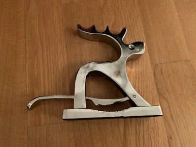 Nussknacker "Rudolf" - Rentier - Edelstahl, massiv - Bild 1 von 2