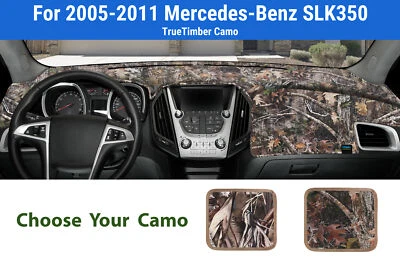 Cubierta de alfombrilla de tablero para Mercedes-Benz SLK350 2005-2011 (TrueTimber Camo) Foto 1 de 4