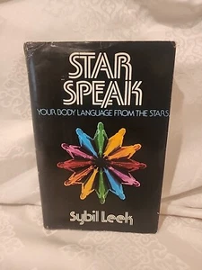 Star Speak, Sybil Leek- 1975 First Edition First Print - Astrology- HC/DJ - Picture 1 of 9