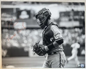 Buster Posey Signed 16x20 Photo Forever Giant Autograph SF Giants MLB Holo COA - Picture 1 of 5