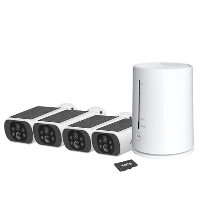 ANRAN Solar Battery Wireless Security Camera System WiFi IP Outdoor Home Audio - Image 1 of 4