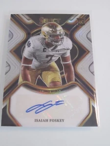 ISAIAH FOSKEY 2023 SELEZIONARE BOZZA SCELTE ROOKIE FIRME ARGENTO AUTO RC SAINTS π₯ - Foto 1 di 2