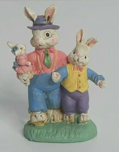 COTTONTAIL LANE Bunny Rabbit Family Sunday EASTER Collectable Figure Midwest - Picture 1 of 8